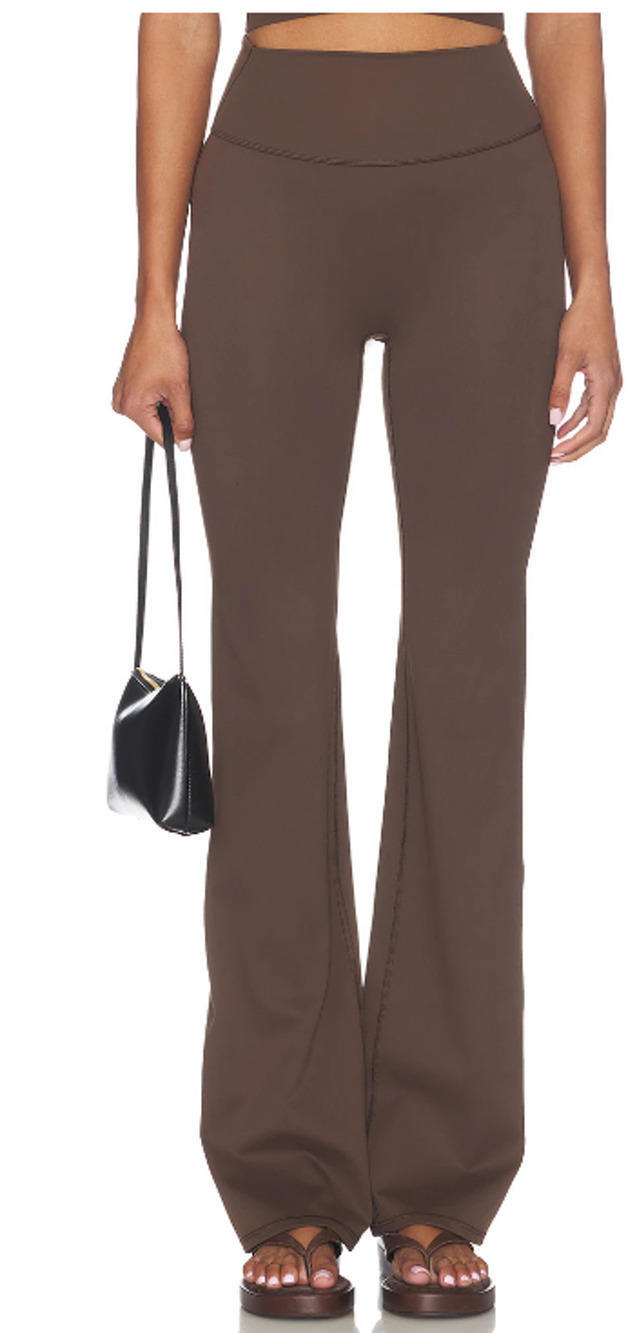 NWT Nike SKIMS Matte Slim Flare Legging Athleisure Dark Sepia/Brown Sz Sm